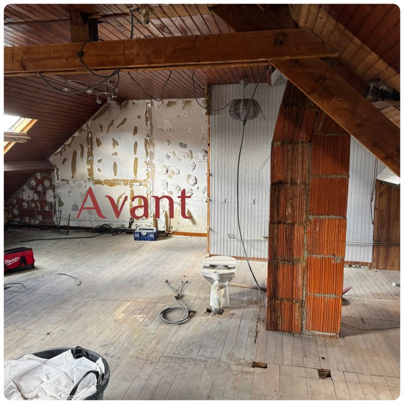 Grenier avant rénovation